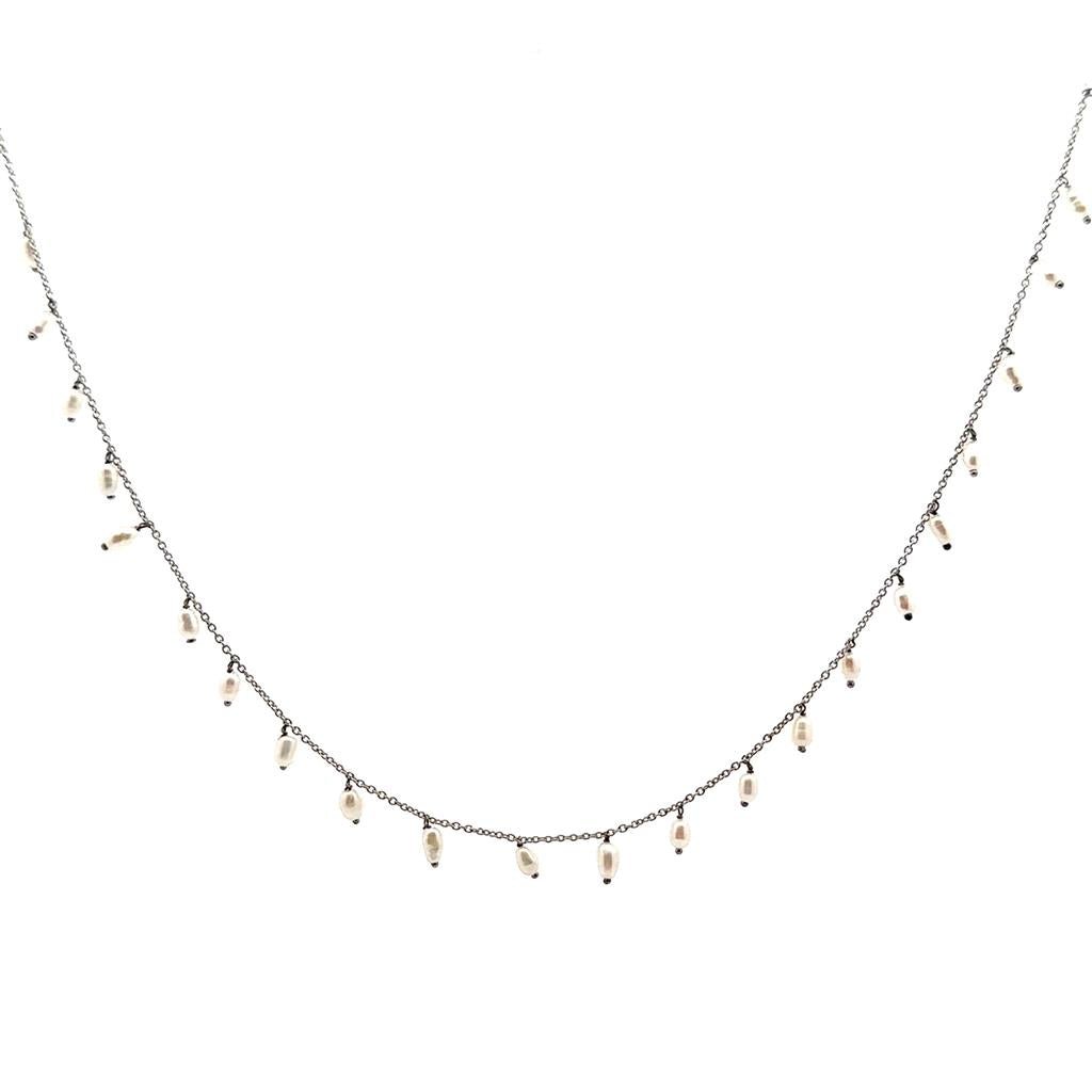 Silver & Pearl Necklace - Davidson's Jewellers