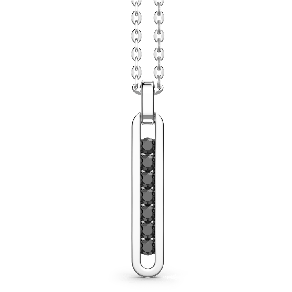 Silver & Spinel Pendant With Chain - Davidson's Jewellers