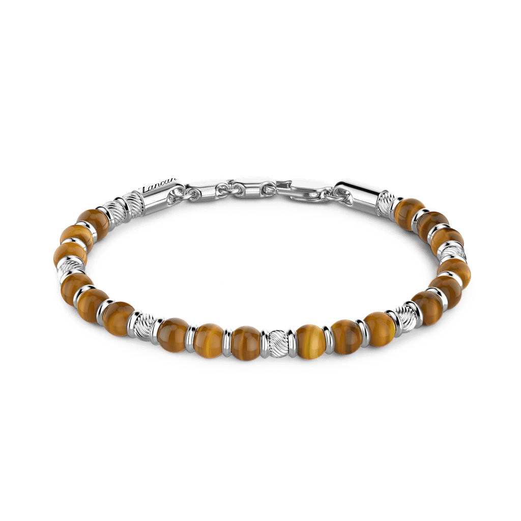 Silver & Tiger's Eye Bracelet - Davidson's Jewellers