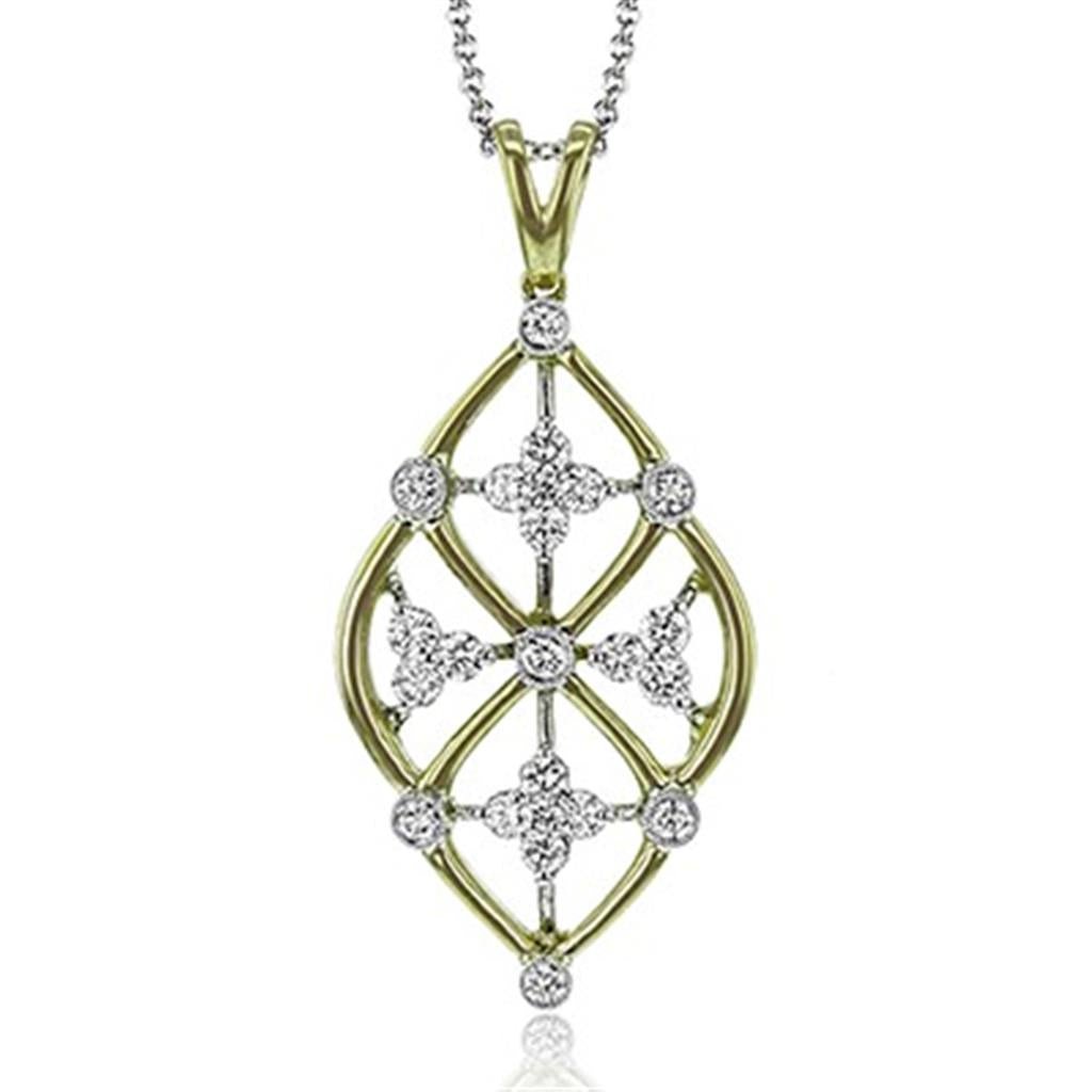 Simon G, Diamond Pendant & Chain - Davidson's Jewellers