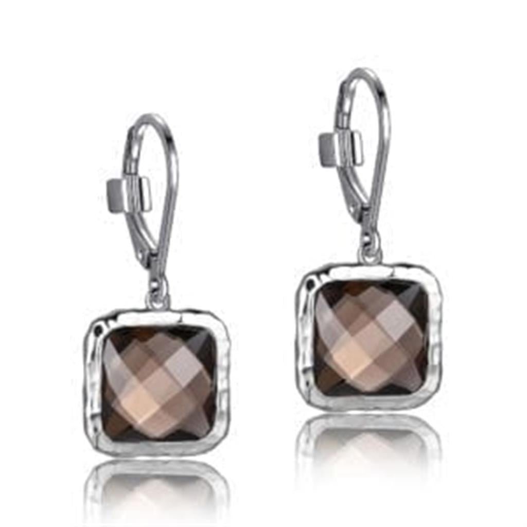 Sterling Silver and Smoky Quartz Earrings - Davidson's Jewellers