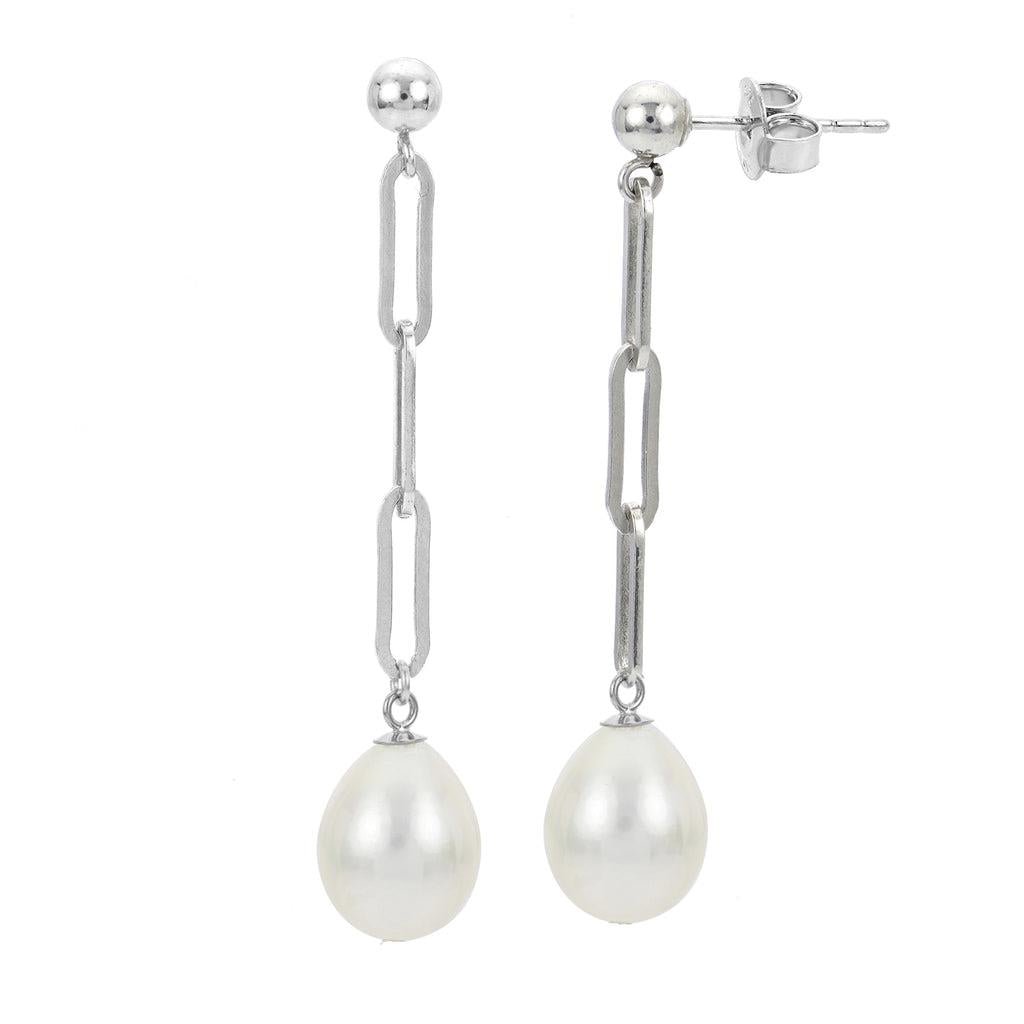 Sterling Silver Pearl Earrings - Davidson's Jewellers