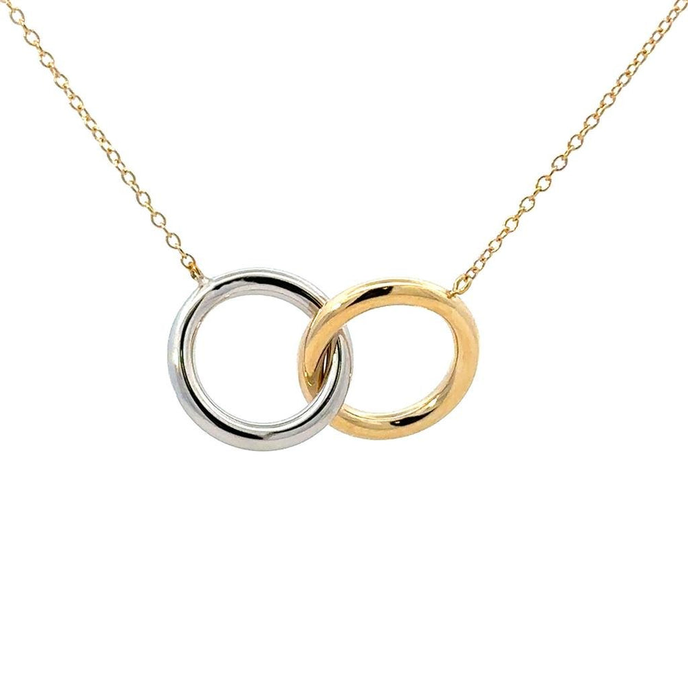 Two - Tone Gold "Forever" Necklace - Davidson's Jewellers
