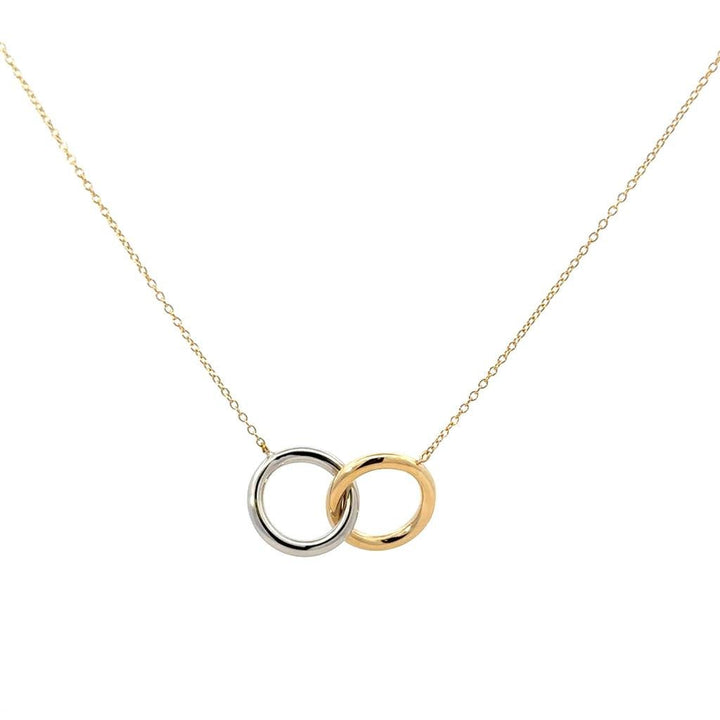 Two - Tone Gold "Forever" Necklace - Davidson's Jewellers