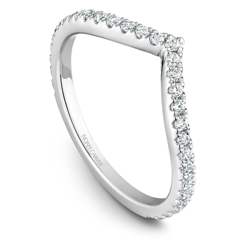 V - Shaped Wedding/Anniversary Band - Davidson's Jewellers
