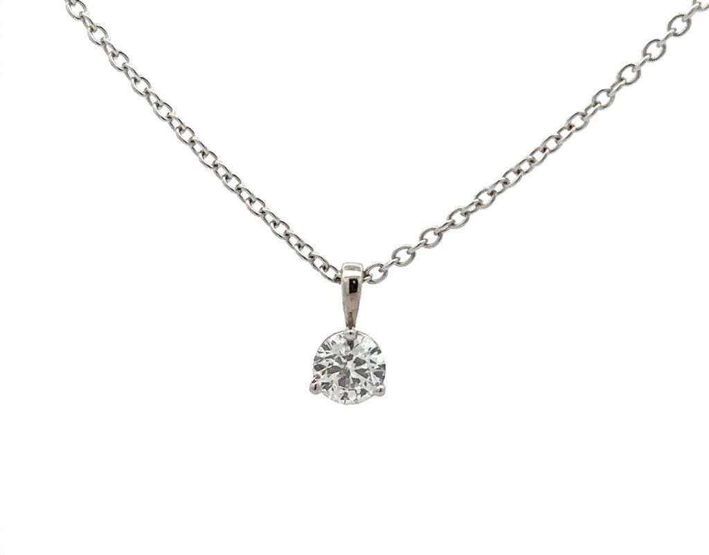 White Gold Diamond Pendant - Davidson's Jewellers