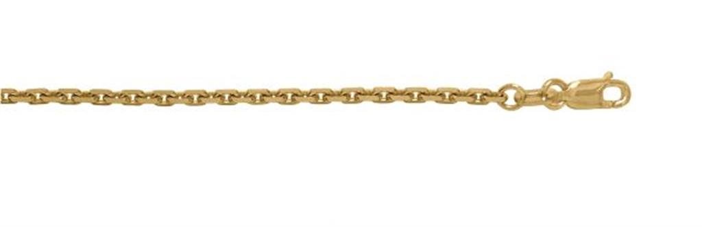 Yellow Gold Cable Chain - 18 Inches - Davidson's Jewellers